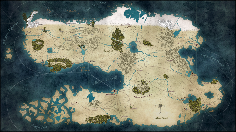 Map of the Abbatchkan continent